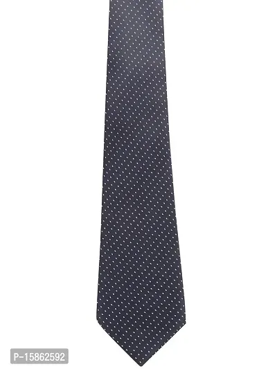 FashMade Men's Formal Navy White Pin Dot Tie BESTSELLER-thumb2