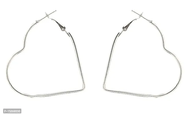 FashMade Ethnic Oxidized Earrings for Women Girls Boho theme Style Work Earrings (Silver)