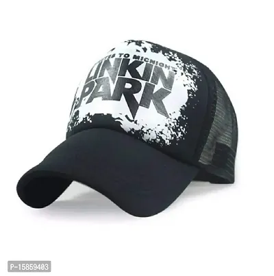 FashMade Black Linkin Park Batman and XX Baseball Half Mesh Cap Combo for Boys/Men and Women/Girls(Pack of 3 CAPS)-thumb3