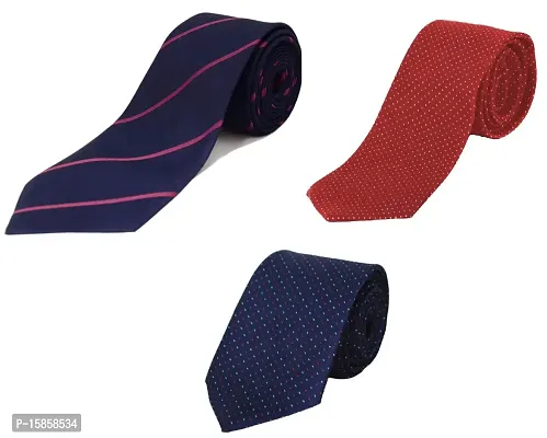 Michelangelo Boy/Men's Tie Combo Self Design Micro Fiber As Show in Picture 3-TIE-1111-1152-1124-thumb0