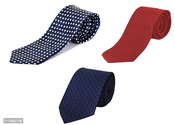 Michelangelo Boy/Men's Tie Combo Self Design Micro Fiber As Show in Picture 3-TIE-1111-1152-1116