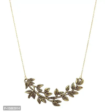 FashMade Trendy Choker Necklace set silver golden red white For Women/Girls (Golden6)-thumb0