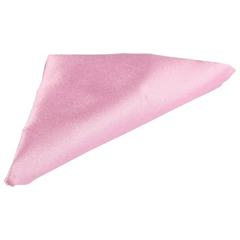 Michelangelo Satin Pocket Square (Baby Pink)