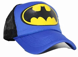 Michelangelo Royal Blue Batman Half Net for Men/Girl/Womens Unisex Cap-thumb2