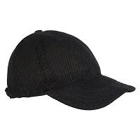 FashMade Black and Red Full Mesh/Net Cap Combo for Boys/Men and Women/Girls(Pack of 2 CAPS)-thumb1