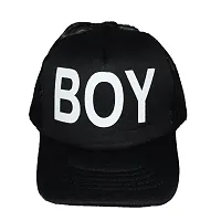 Michelangelo BOY MESH Fabric Cap for Boys/Girls/Mens/Womens Black-thumb1