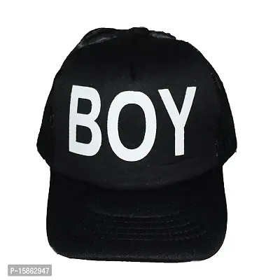 Michelangelo BOY MESH Fabric Cap for Boys/Girls/Mens/Womens Black-thumb2