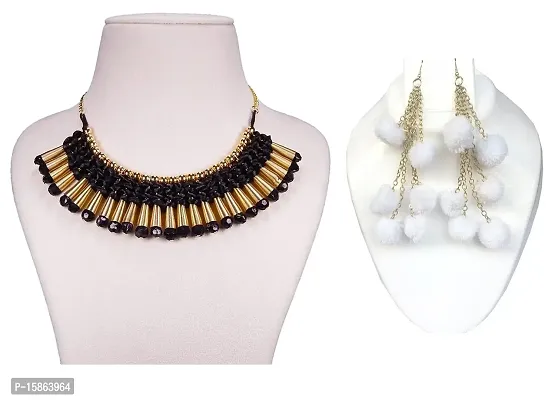 Michelangelo Tribal Necklace and Earrings Combo For Women/Girls Perfect Combo