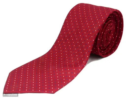 Michelangelo Men's Self Design Tie (Multicolour, Free Size)-thumb0