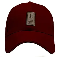 caps for Men Sports caps (Maroon)-thumb1