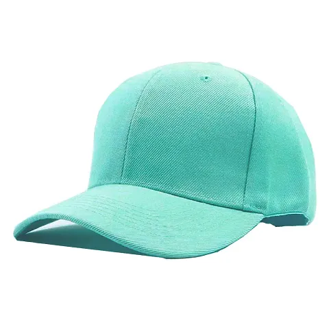 FashMade Women's Synthetic Baseball Cap (Pack of 1) (Teal baseball_Teal_Free Size)
