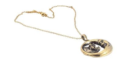 FashMade Trendy Choker Necklace set silver golden red white For Women/Girls (Golden5)-thumb2
