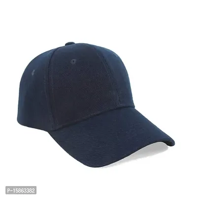 FashMade 11 Color Baseball Unisex Cap Boys/Girls/Mens/Women Caps 11 Options Open to See (Navy Blue)