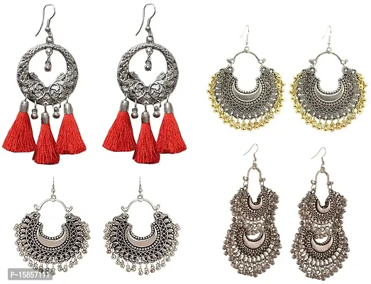 FashMade Earrings Combo-Pack of 4