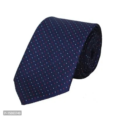 FashMade Men's Formal Tie Combo of 6 5 4 3 2 1 10 option to select Micro Fibre Tie 2.75 inches broaf (Navy Red Black)-thumb3