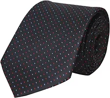 FashMade Men's Formal Tie Combo of 6 5 4 3 2 1 10 option to select Micro Fibre Tie 2.75 inches broaf (Navy Red Black)-thumb3