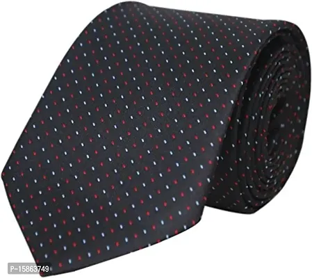 FashMade Men's Formal Tie Combo of 6 5 4 3 2 1 10 option to select Micro Fibre Tie 2.75 inches broaf (Navy Red Black)-thumb4