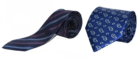 Michelangelo Boy/Men's Tie Combo Self Design Micro Fiber Tie 2-TIE-1110-1102