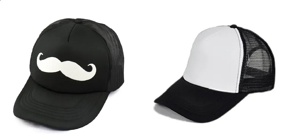 Michelangelo Mooch Half Net Cap and Half Net Unisex Cap Combo