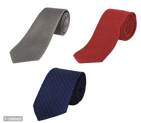 Michelangelo Boy/Men's Tie Combo Self Design Micro Fiber As Show in Picture 3-TIE-1111-1152-1105