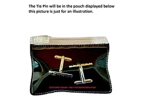 Michelangelo Silver Tie Pin Plain For Men-thumb1