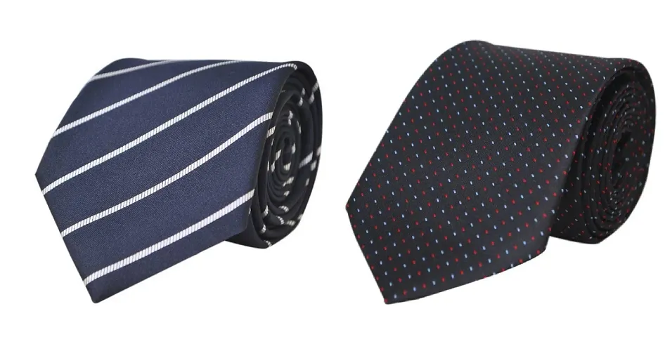 Michelangelo Boy/Men's Tie Combo Self Design Micro Fiber As Show in Picture 2-TIE-1129-1103