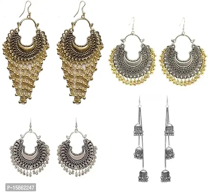 FashMade Earrings Combo-Pack of 4-thumb0