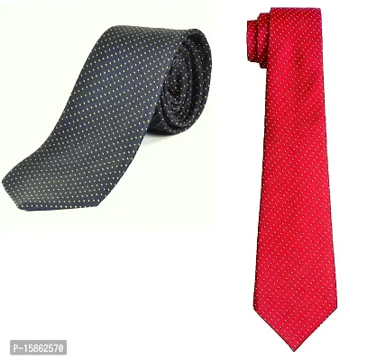 Michelangelo Boy/Men's Tie Combo Self Design Micro Fiber As Show in Picture 2-TIE-1104-1115