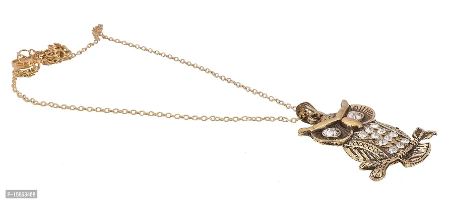 FashMade Trendy Choker Necklace set silver golden red white For Women/Girls (Golden4)-thumb3