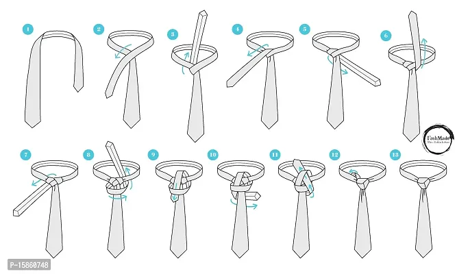 FashMade Men/Boy's Self Design Micro Fiber Premium Formal tie (2.75 inch Broad)(as visible in picture)-thumb2