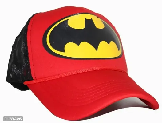 Michelangelo Red Batman Half Net for Men/Girl/Womens Unisex Cap-thumb3