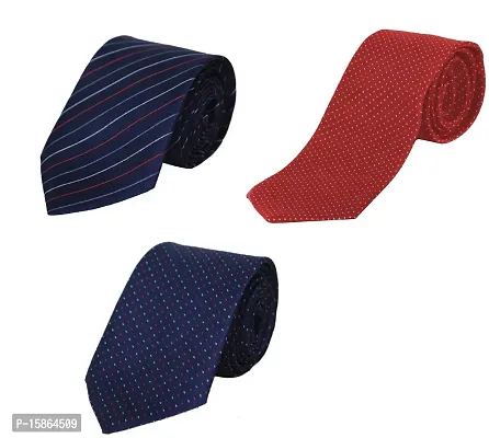 Michelangelo Boy/Men's Tie Combo Self Design Micro Fiber As Show in Picture 3-TIE-1111-1152-1101