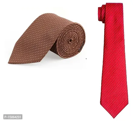 Michelangelo Boy/Men's Tie Combo Self Design Micro Fiber As Show in Picture 2-TIE-1104-1140-thumb0