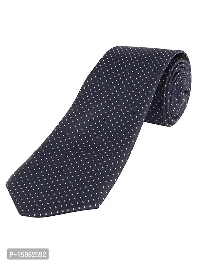 FashMade Men's Formal Navy White Pin Dot Tie BESTSELLER-thumb0