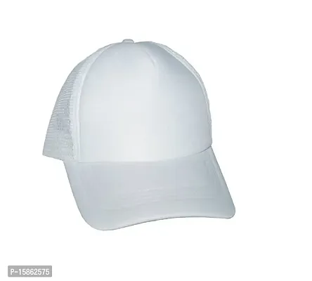 Michelangelo White Half NET Cap for Men/Girl/Womens Unisex Cap-thumb2