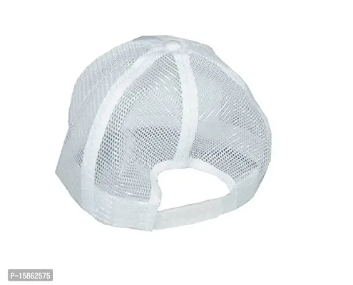 Michelangelo White Half NET Cap for Men/Girl/Womens Unisex Cap-thumb3