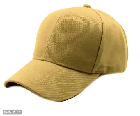 FashMade 11 Color Baseball Unisex Cap Boys/Girls/Mens/Women Caps 11 Options Open to See (Beige)