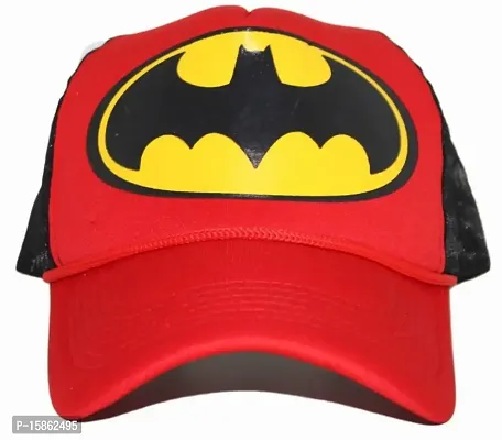 Michelangelo Red Batman Half Net for Men/Girl/Womens Unisex Cap-thumb0