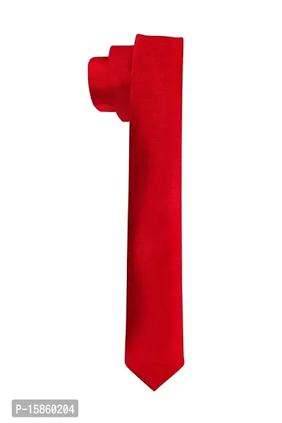 Michelangelo Boy/Men's RED Slim Tie-thumb0