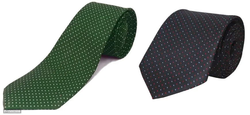 Michelangelo Boy/Men's Tie Combo Self Design Micro Fiber As Show in Picture 2-TIE-1129-1144-thumb0