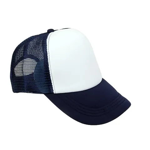 Michelangelo Half Fabric Half Net Caps for Men's Womens Girls Boys Baseball Cap Hip Hop Caps Plain Cap