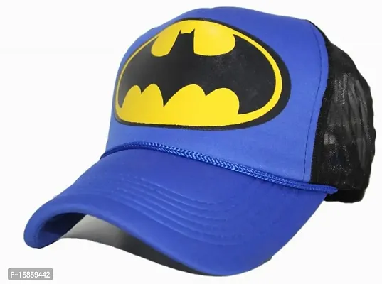 Michelangelo Royal Blue Batman Half Net for Men/Girl/Womens Unisex Cap-thumb2