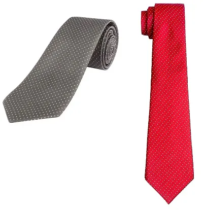 Michelangelo Boy/Men's Tie Combo Self Design Micro Fiber As Show in Picture 2-TIE-1104-1105
