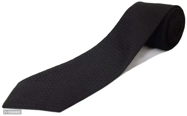 FashMade Men/Boy's Self Design Micro Fiber Premium Formal tie (2.75 inch Broad)(as visible in picture)-thumb0