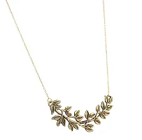 FashMade Trendy Choker Necklace set silver golden red white For Women/Girls (Golden6)-thumb1