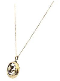 FashMade Trendy Choker Necklace set silver golden red white For Women/Girls (Golden5)-thumb1