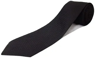 FashMade Men's Formal Tie Combo of 6 5 4 3 2 1 10 option to select Micro Fibre Tie 2.75 inches broaf (Navy Black)-thumb4