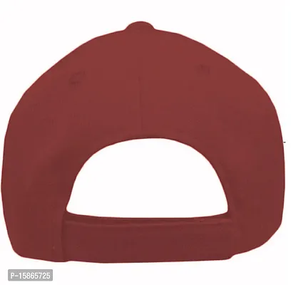 Michelangelo Imported Solid Summer Baseball/Trucker Cap for Men/Women and Kids (Maroon)-thumb4