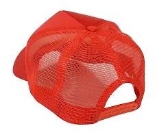 Michelangelo Fabric Net Cap for Boys/Girls/Mens/Womens Red-thumb1