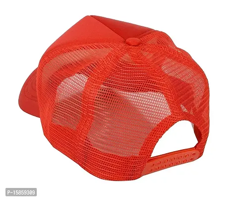 Michelangelo Fabric Net Cap for Boys/Girls/Mens/Womens Red-thumb2